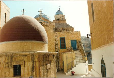 Interno del Monastero di S. Saba (Marsaba)
